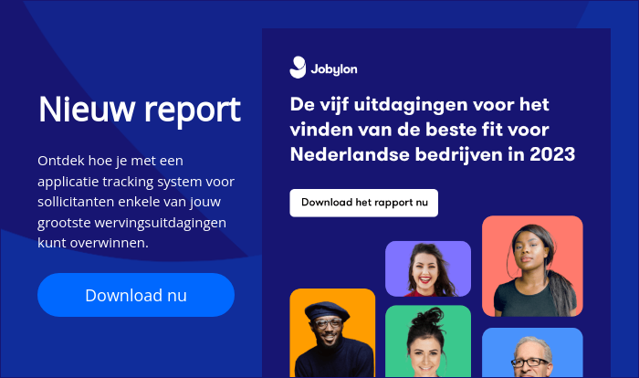 Nieuw report Ontdek hoe je met een applicatie tracking system voor sollicitanten enkele van jouw grootste wervingsuitdagingen kunt overwinnen.  